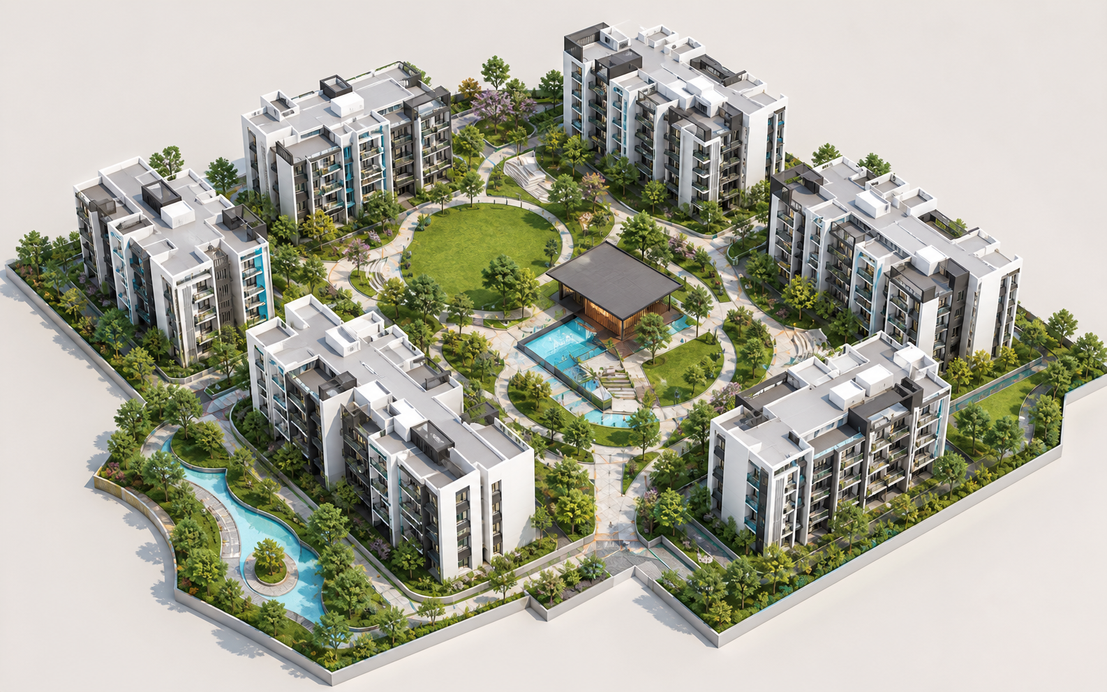 Generic conceptual residential community master-plan study Generic conceptual residential community master-plan study